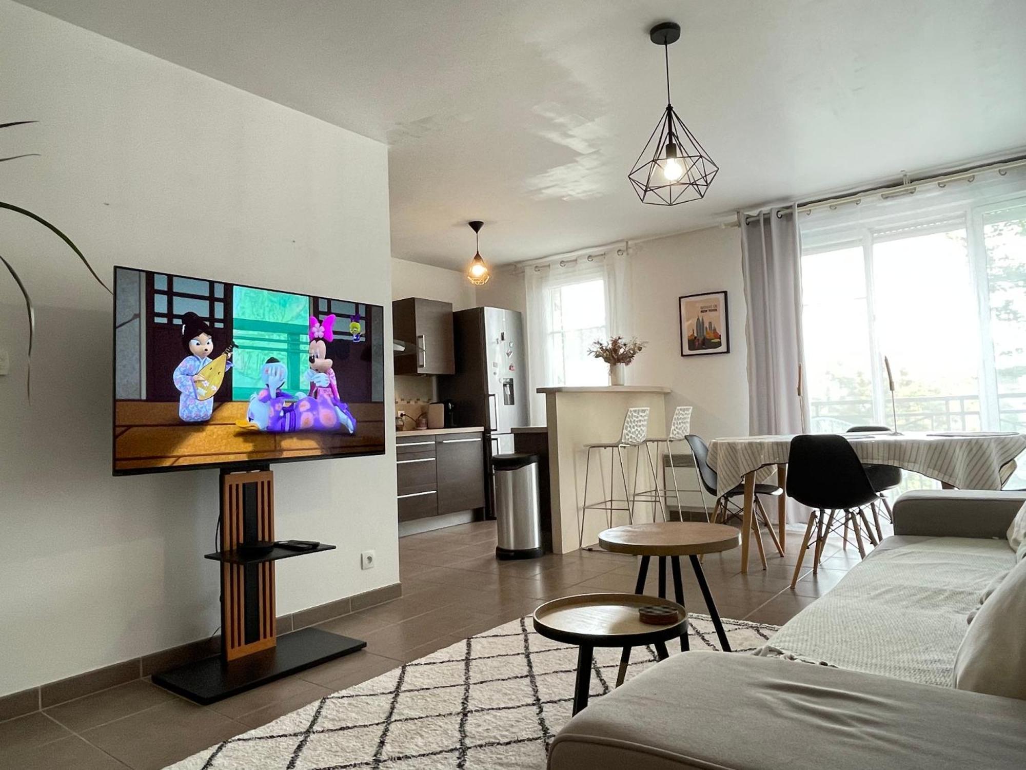 Duplex Moderne 8Per&3Ch&10 Min Disney&Parking Free Magny-le-Hongre Luaran gambar